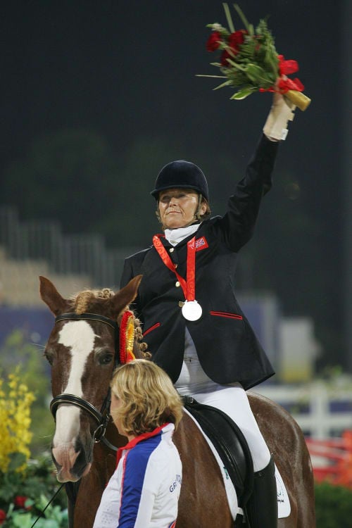 Paralympian equestrian, Anne Dunham, at the Beijing 2008 Paralympic Games