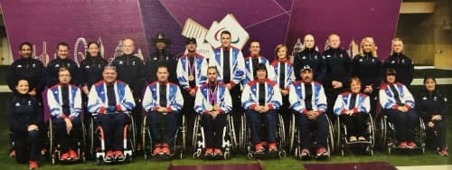 GB Shooting Team, athletes and coaches at London 2012