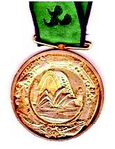 Gold medal from the Sydney 2000 Paralympics