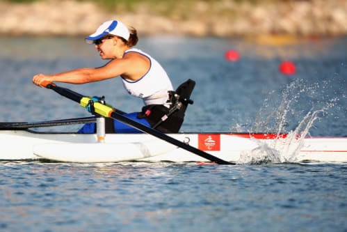 Helene Raynsford, Paralympic rower competing at the Beijing 2008 Games