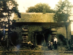 Elm Farmhouse with Grandparents, Frank Evered in 1895