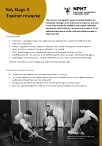 Key Stage 4 Paralympic Heritage Learning Resources Page 1