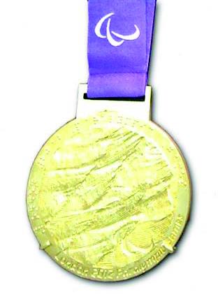 Gold medal from the London 2012 Paralympics