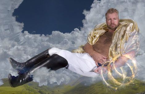Para Equestrian Lee Pearson photographed as Zeus by Claire Newton