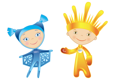 Mascots for the Sochi 2014 Winter Paralympics