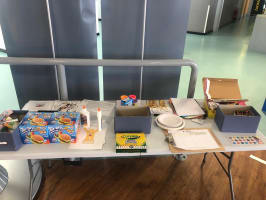 Family Fun Day activity table at the Paralympic Heritage Centre