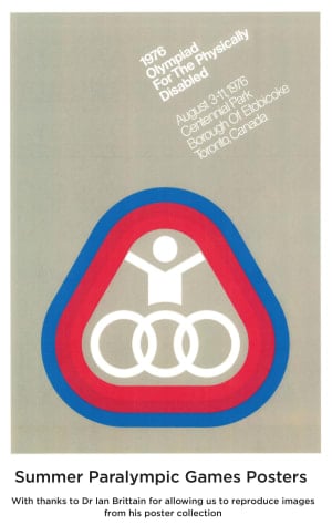 Poster advertising the 1976 Toronto Games