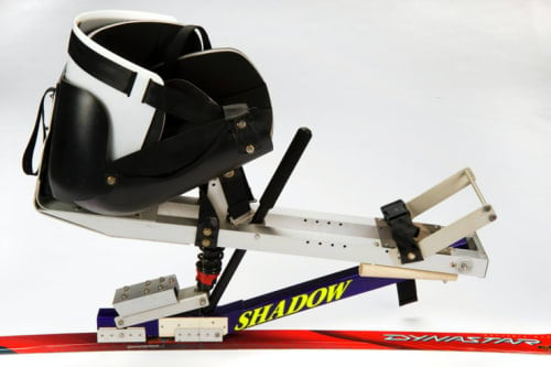 Image of the Shadow Mono-Ski sports wheelchair part of the Science Museums collection