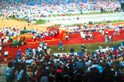 Closing ceremony at the 1996 Atlanta Paralympics