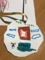 Paralympic medal ideas created by children visiting Family Fun Day at the Paralympic Heritage Centre