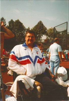 Ernie Guild at the Seoul 1988 Paralympic Games
